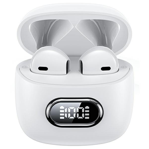USAMS Słuchawki Bluetooth 5.3 TWS IA II series bezprzewodowe biały/white BHUIAII02 (USAMS-IAII15)