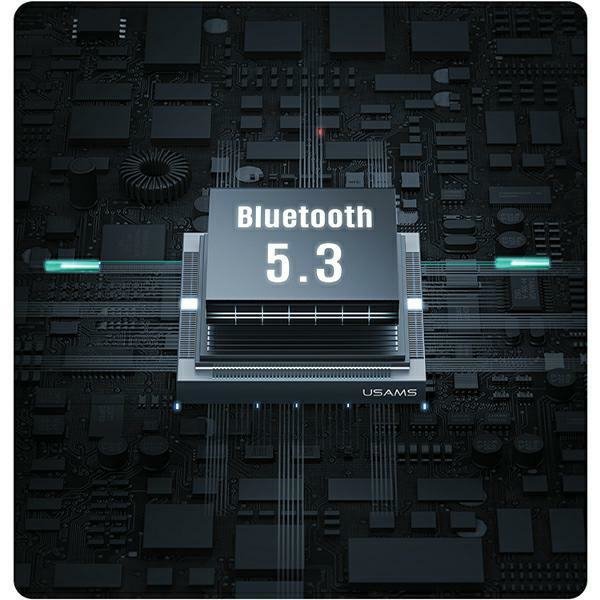 USAMS Słuchawki Bluetooth 5.3 TWS X-don series ENC bezprzewodowe niebieski gradient/gradient blue BHUENCXD03 (US-XD19)