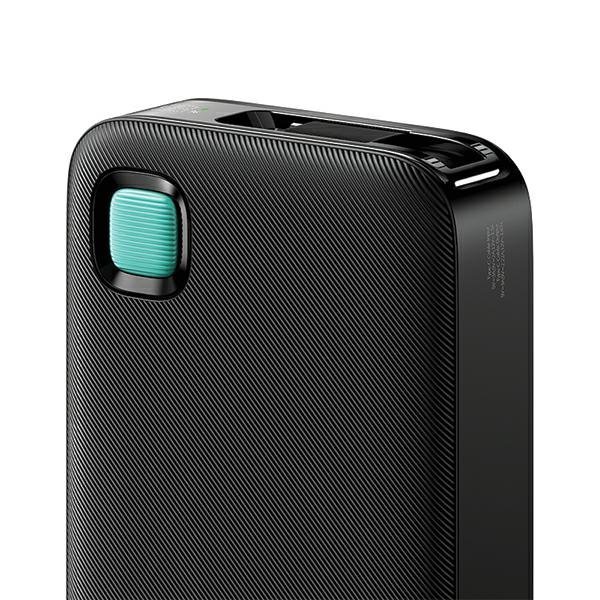 USAMS Powerbank ze zwijanym kablem USB-CRetractable 10000 mAh PD 20W Fast Charge XY Series biały/white 10KCD22402 (US-CD224)