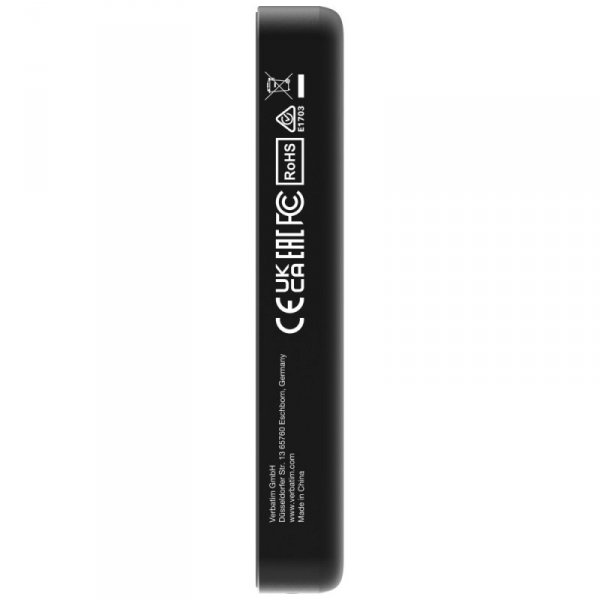 Powerbank Verbatim Charge n Go           Essentials 10000mAh Magnetic Wireless czarny 32227
