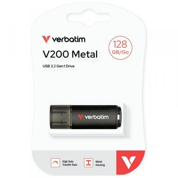Pendrive Verbatim V200 128GB USB-A       czarny 30212