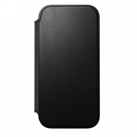 NOMAD Modern Leather Folio - skórzane etui do iPhone 17 kompatybilne z MagSafe (black)