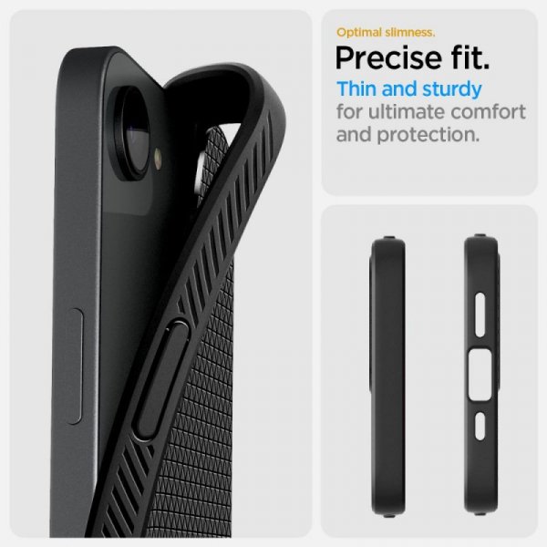 Etui SPIGEN LIQUID AIR IPHONE 16E / 17E MATTE BLACK
