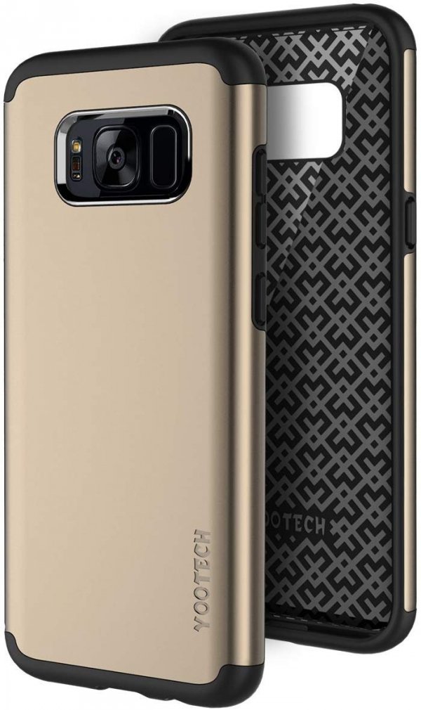 YOOTECH Shockproof Protective Dual Layer CASE Etui Slim Armor Samsung Galaxy S8 PLUS (gold)