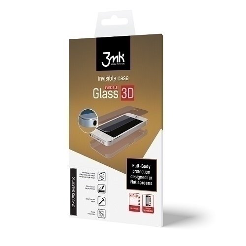 3MK FlexibleGlass 3D Huawei P9 Lite Szkło Hybrydowe+Folia