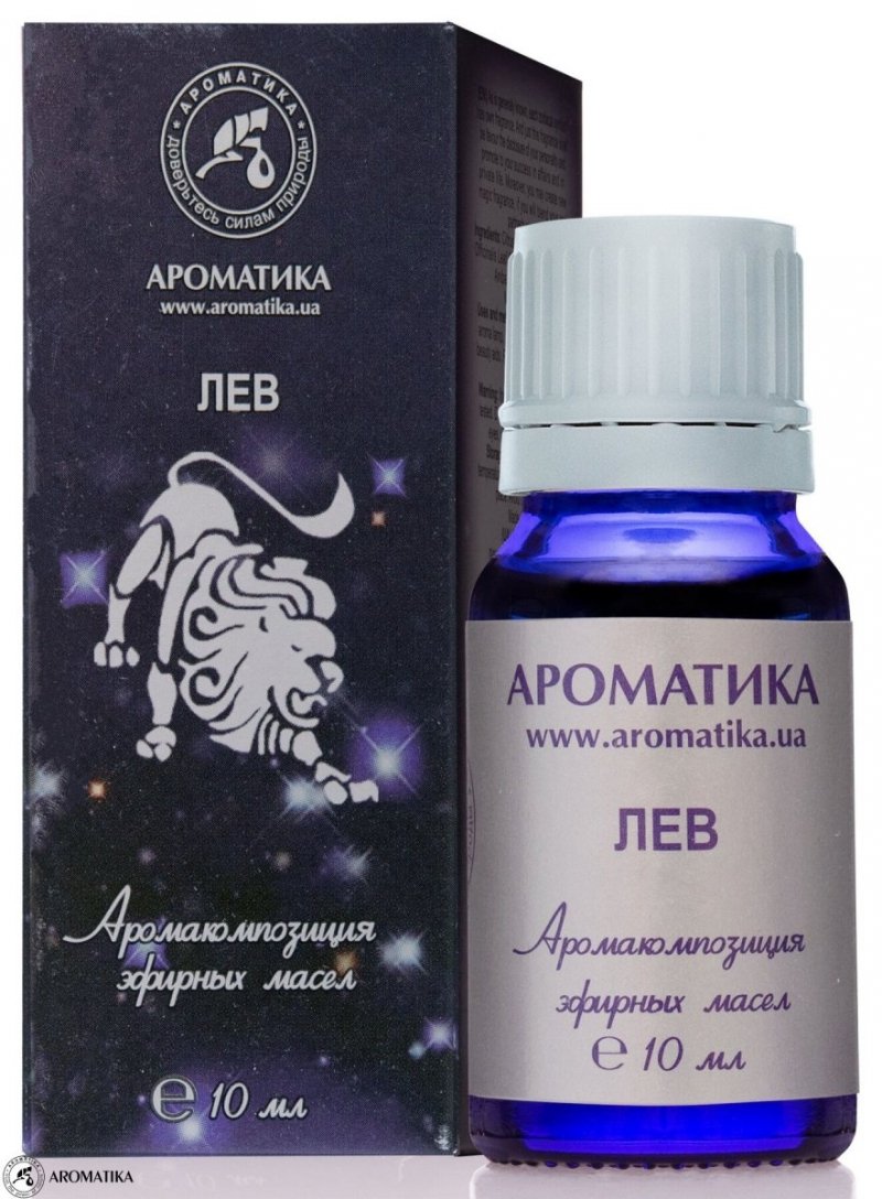 Lew Kompozycja Olejków Aromaterapeutyczna dla Znaku Zodiaku, 100% Naturalna