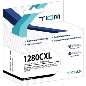 Tusz Tiom do Brother 1280CXL | LC1280XLC | 1200 str. | cyan