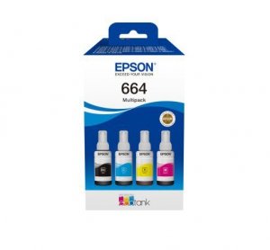 Zestaw 4x EPSON Tusz MultiPack CMYK C13T66464A T664