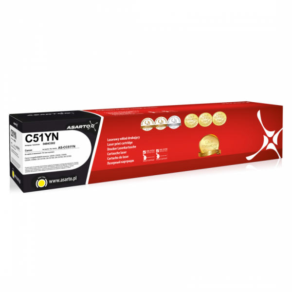 Toner Asarto do Canon C51YN | 0484C002 | 60000 str. | yellow