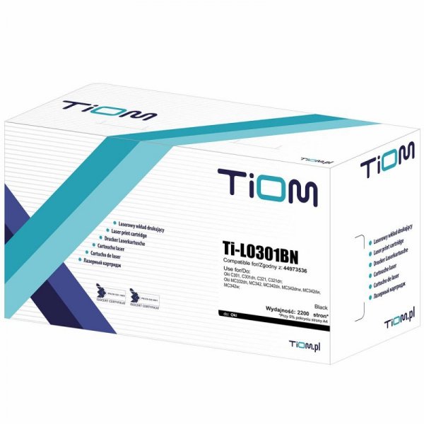 Toner Tiom do Oki C301B C321 MC332 342 44973536 | 2200 str. | black