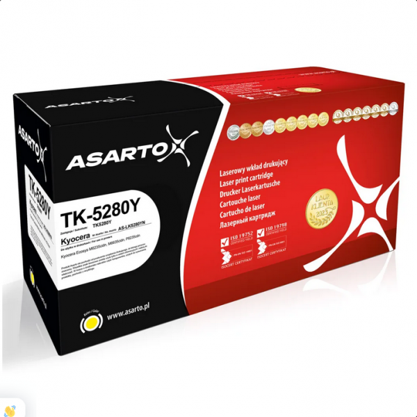 Toner Asarto do Kyocera TK5280Y | TK-5280Y | 11000 str. | yellow