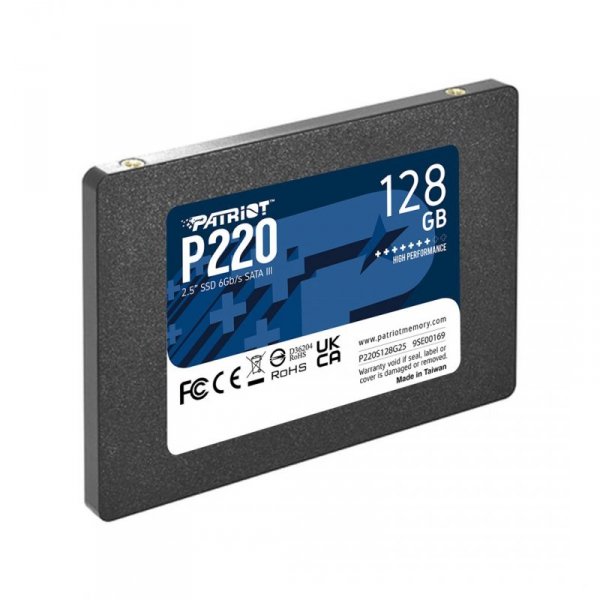 SSD Patriot P220 128GB SATA3 2,5&quot;