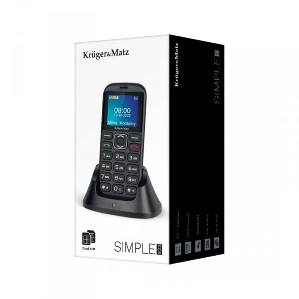 KRUGER &amp; MATZ TELEFON GSM SENIOR SIMPLE 922 4G