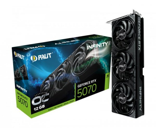 Karta graf. Palit RTX 5070 INFINITY 3 OC 12GB