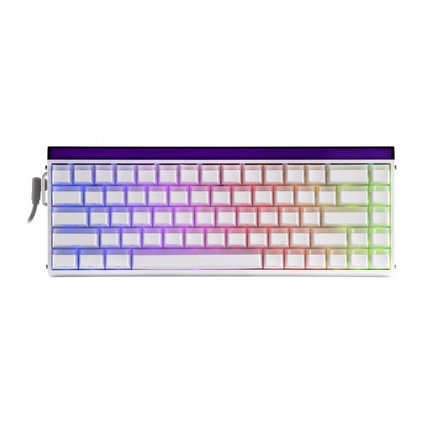 Klawiatura gasket HERO68HE WHITE LIGHT HOUSE Jade King switch RGB AULA