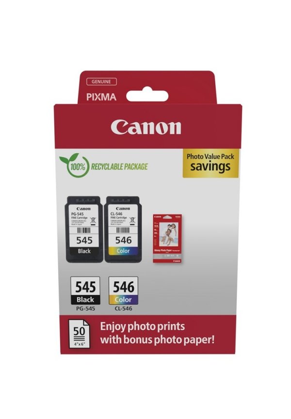 CANON Multipack PG-545/CL-546 + papier foto
