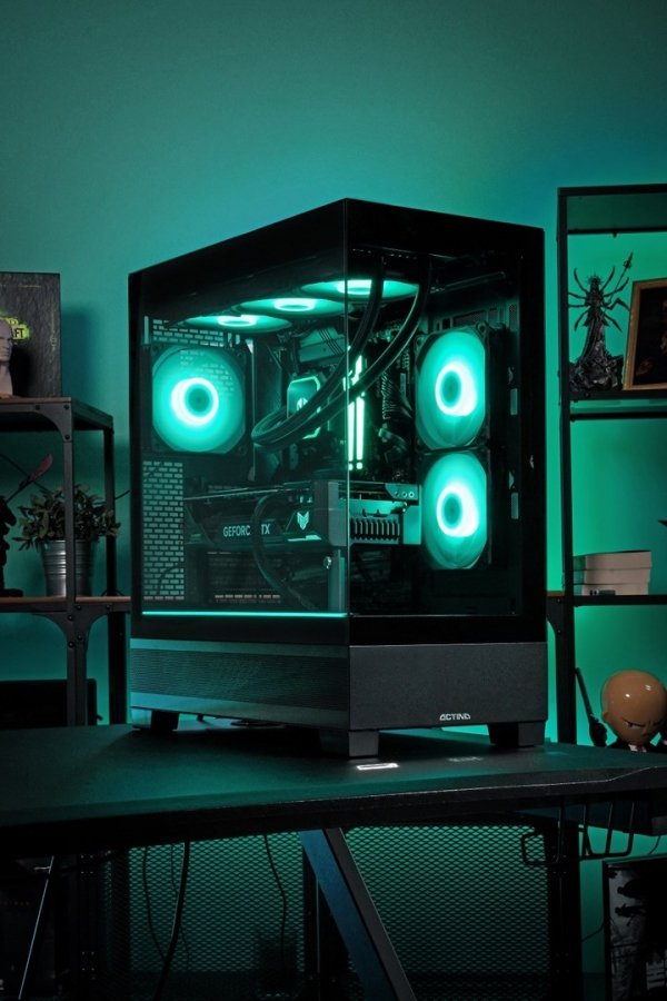 Komputer gamingowy Actina View 7800X3D 32GB 1TB RTX5070 750W W11H