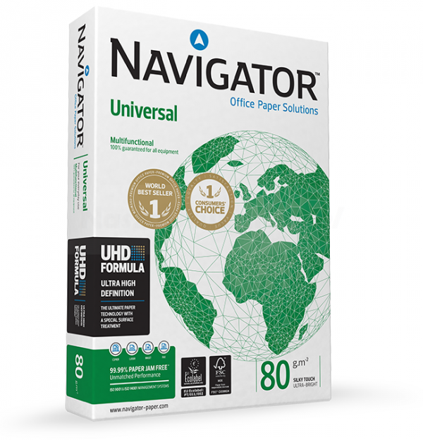 Papier A4 NAVIGATOR Universal 80g CIE169 klasa A 500 arkuszy