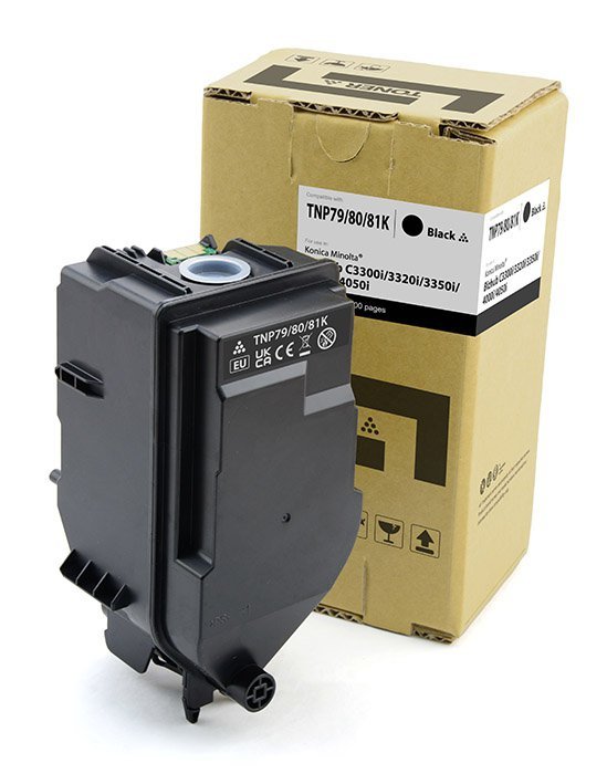 Toner Cartridge Web Black Minolta TNP79K zamiennik AAJW150, AAJW1D2 UWAGA- nie pasują do Minolty C3350 (znaczenie ma brak litery I) i wtedy  należy użyć JW-M3050BR