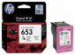 Tusz HP 653 3YM74AE oryginalny kolorowy 