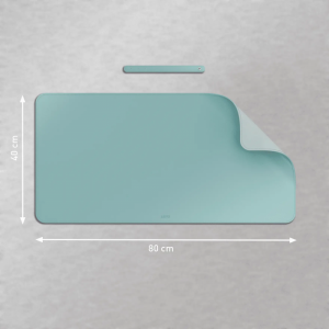 Mata na biurko 800x400mm miętowa 53820051 LEITZ