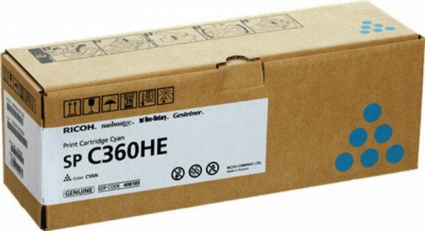 Ricoh Toner SPC360 408185 Cyan 5K
