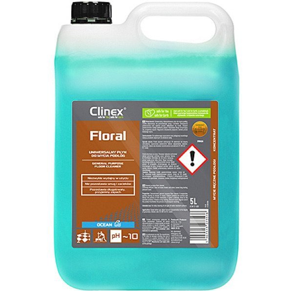 Płyn uniwersalny do mycia podłóg Floral Ocean 5L CL77891 CLINEX