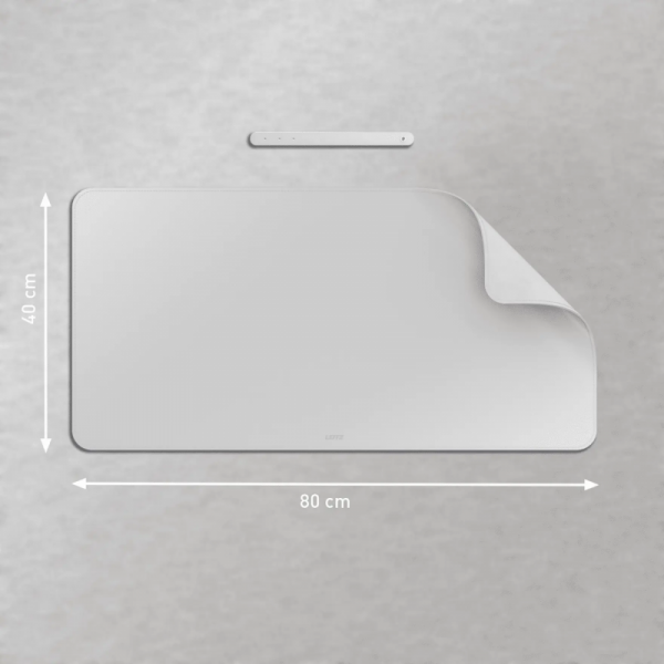 Mata na biurko 800x400mm jasnoszara 53820085 LEITZ