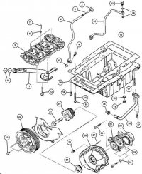 Koło zębate wału korbowego 5066978AB Jeep Liberty KJ 2.5CRD 2002-2007 