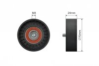 ROLKA NAPINACZA PASKA WIELOROWKOWEGO RNK-CH-057 CHRYSLER SEBRING 200 DODGE AVENGER, CALIBER JOURNEY JEEP COMPASS PATRIOT 2.0CRD 
