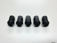 5 x Black Wheel Nut for Jeep Grand Cherokee ZJ & WJ 1993-2004 WBHA/WJ/019A 