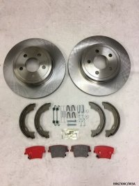 Rear Brakes Repair KIT Ceramic for Chrysler 300C 2005-2016 SOLID BRK/300C/003A 