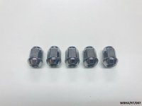 5 x Chrome Wheel Nut for Chrysler Voyager / Grand Voyager 1996-2019 WBHA/RT/007A 