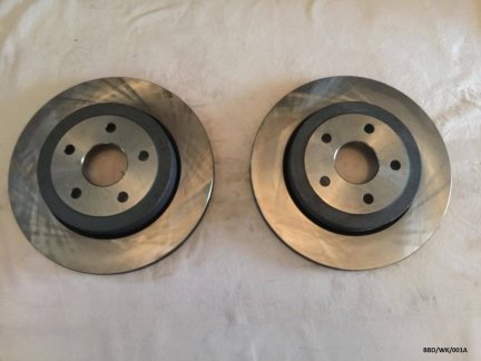 Rear Brake Discs SET for Jeep Grand Cherokee WK 2005-2010 SRT-8 ONLY BBD/WK/001A