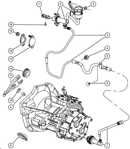 Pompa sprzęgła 5037340AA Chrysler Neon SRT 2.0L 2003-2005