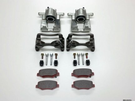 2 x Rear Brake Caliper & Ceramic Pads for Jeep Wrangler JK 2007-2018 BRK/JK/007A