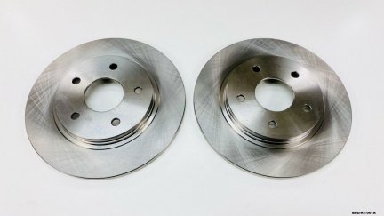 2 x Rear Brake Discs for Chrysler Voyager RT / Journey JC 2008-2017 BBD/RT/001A