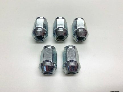 5 x Chrome Wheel Nut for Jeep Wrangler JK 2007-2017 WBHA/JK/009A