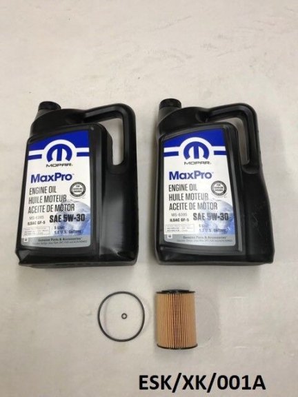 Engine Small Service KIT for Jeep Commander XK 3.0CRD 2006-2010 ESK/XK/001A 5W30