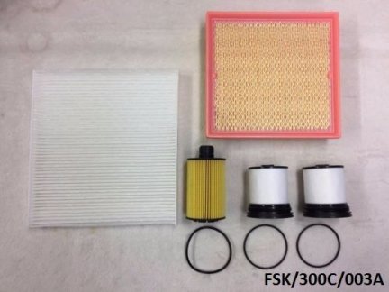 Filters Service KIT for Chrysler 300C 3.0CRD 2011-2017  FSK/300C/003A