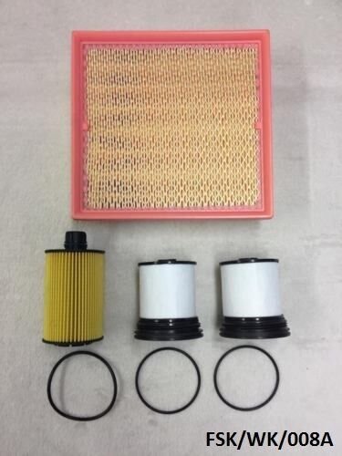 Oil, Air & Fuel Filters for Jeep Grand Cherokee WK2 3.0CRD 2011-2017 FSK/WK/008A