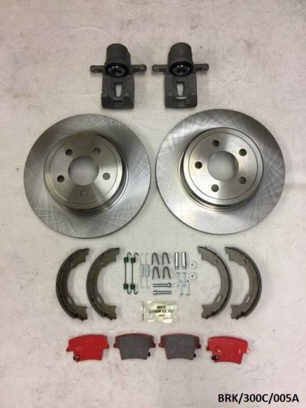 Rear Brakes Repair KIT Ceramic for Chrysler 300C 2005-2016 VENT BRK/300C/005A