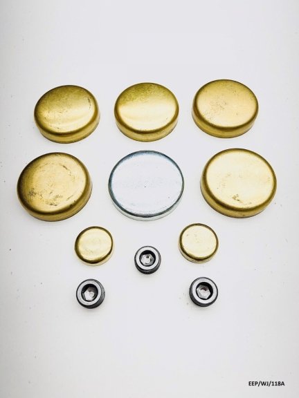 Brass Engine Expansion Plug Kit for Jeep Grand Cherokee 4.0 1993-2004 EEP/WJ/118
