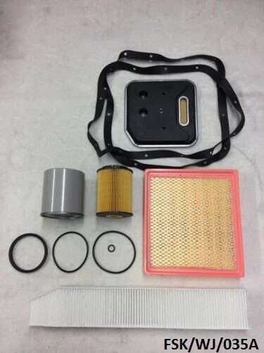Filters Service KIT for Jeep Grand Cherokee WJ 3.1TD 1999-2001 FSK/WJ/035A