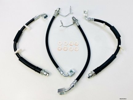 2 x Front & 2 x Rear Brake Hose  for Jeep Liberty KK 2008-2012 BBH/KK/001A