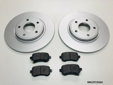 2 x Rear Brake Disc & Ceramic Pads 328mm for Grand Voyager 2012-2019 BRK/RT/026A