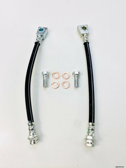 2 x Rear Brake Hose & 2 x Banjo Bolt for Jeep Cherokee KJ 2002-2005 BBH/KJ/014A