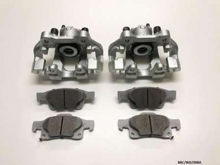 2 x Rear Brake Caliper & brake Pads for Dodge Durango 2011-2019 BBC/WD/008A 17