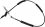 Linka hamulca ręcznego tylna L=P 52060204AC Jeep Wrangler JK 4DR 