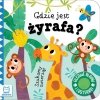 Gdzie jest żyrafa? Szukamy zwierząt (Filcowe klapki i lusterko)